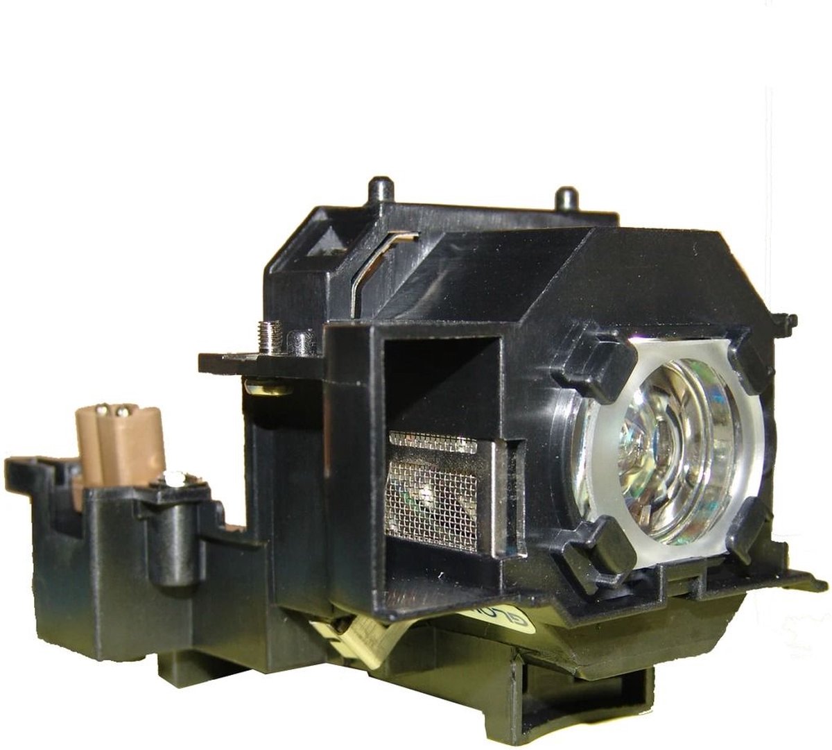 Beamerlamp geschikt voor de EPSON H302B beamer, lamp code ELPLP44 / V13H010L44. Bevat originele UHP lamp, prestaties gelijk aan origineel.