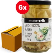 Piacelli - Antipasti artisjok-harten in olijfolie 280g - Doos 6 stuks