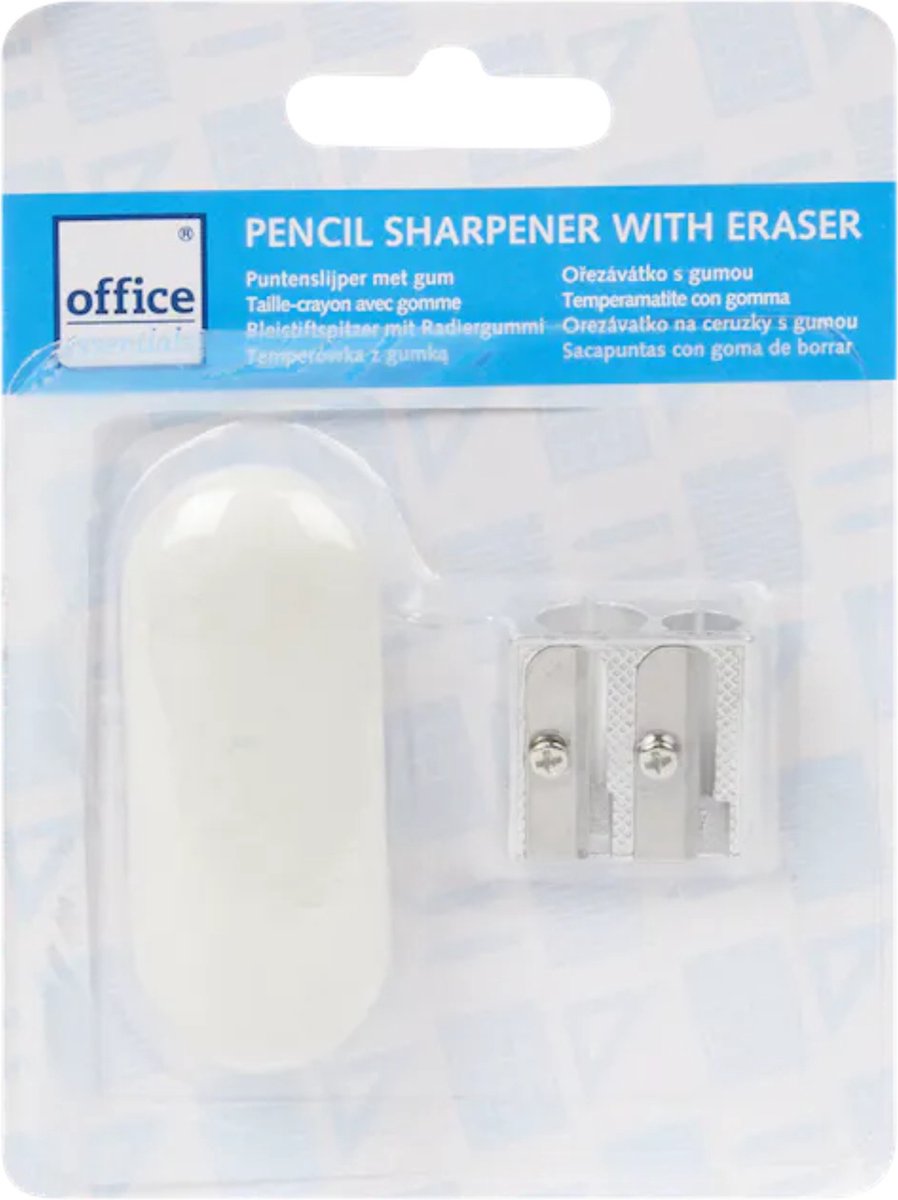 Office Essentials puntenslijper en gum