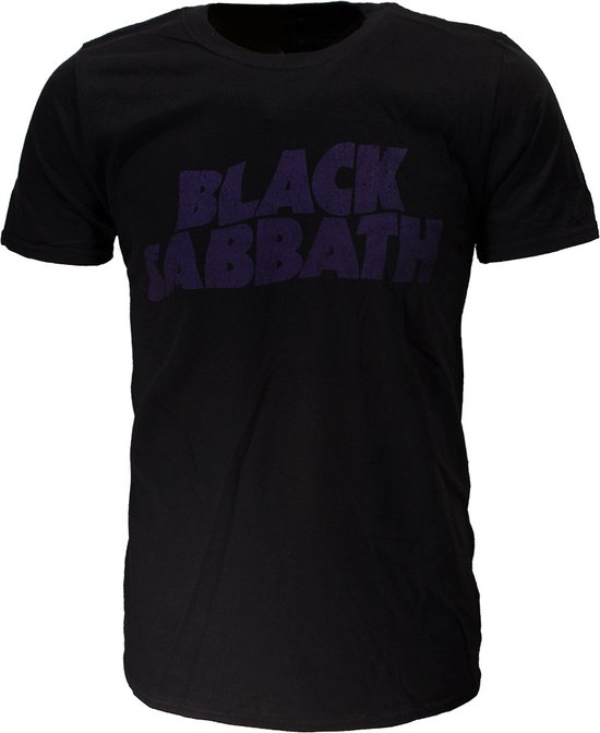 Black Sabbath Vintage Wavy Logo T-Shirt - Officiële Merchandise