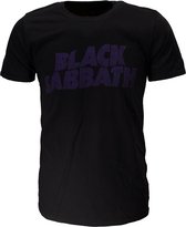 T-shirt à logo ondulé Vintage Black Sabbath - Merchandise officielle