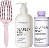 OLAPLEX No.4P Shampoo & 4 In 1 Mask + Brush