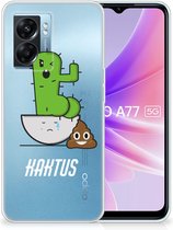 Beschermhoesje OPPO A77 | A57 5G Smartphone hoesje Cactus Poo