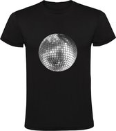 Discobal Heren T-shirt - feest - party - dansen - muziek - rave - disco - retro - verjaardag