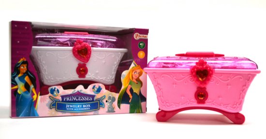 Toi-toys Sieradenkistje Met Accessoires Roze 20 Cm - Toi-Toys