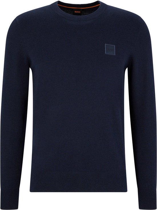 SINGLES DAY! Hugo Boss - Pullover Kanovano Donkerblauw - Heren - Maat L - Regular-fit