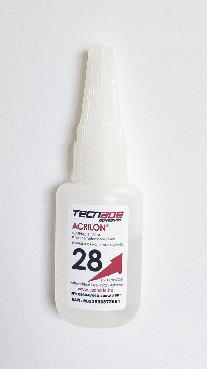 Tecnade ACRILON 28 - SECONDELIJM - POREUZE MATERIALEN- RUBBER - 20GR