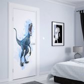 Deurposter Dinosaurus - Dino - poster - sticker - koelkast - muur - kinderkamer - 77 x 200 cm