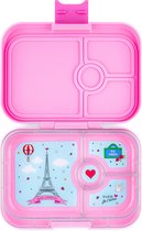 Yumbox Panino - lunch box Bento étanche - 4 compartiments - Fifi Pink / Plateau Paris je t'aime