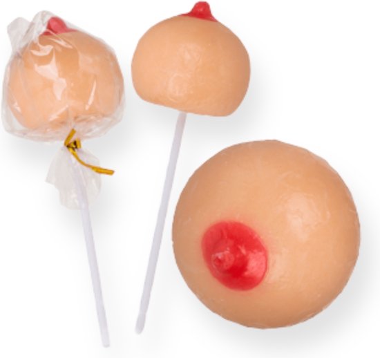 Grappige Snoep Borsten Lolly 2 Stuks