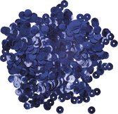 Paillettes - Lavables - forme de bonnet - bleu cobalt - 6 mm - 4000 pièces - Rayher