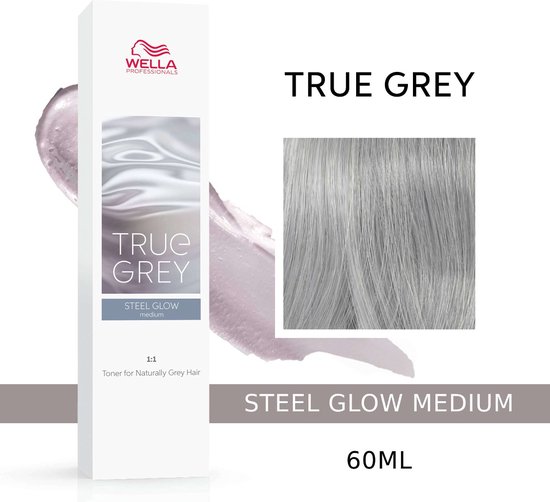 Foto: Wella professionals professionals true grey haarverf steel glow medium 60ml