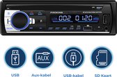 PROKING Autoradio - FM Radio - Bluetooth radio - Met Dubbele USB-poort - Voor alle Auto’s - Inclusief AUX - Handsfree bellen - Inclusief montageframe