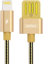 Remax Data Cable Aluminium 1M Apple Lightning Compatible - Goud