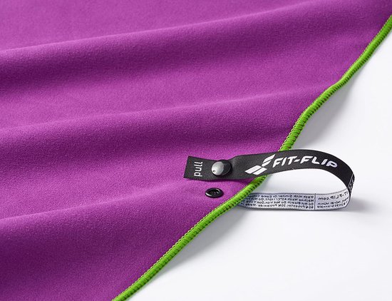 Legami - Fitnesshanddoek, sporthanddoek, microvezel handdoek met ritsvak, elastisch, compact, sneldrogend, ultra absorberend, ultralicht, sport, 45 x 80 cm, panda-thema