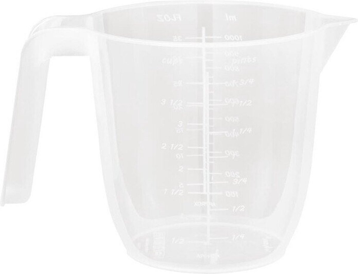 Wham Cuisine Polypropyleen Maatbeker 1L - Wham FS451 - Restaurant - Hotel - Professioneel