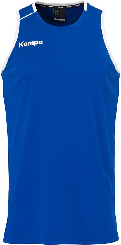 Kempa Player Tank Top Kind Royal-Wit Maat 152