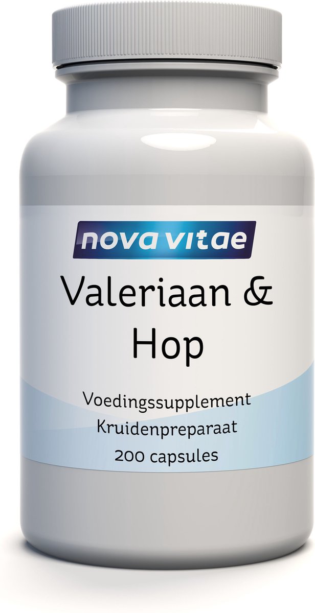Goedkoopste Nova Vitae - Valeriaan en Hop - Better Sleep - Goede Nachtrust - 200 capsules