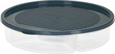 Conteneur fraîcheur / conteneur de stockage - hermétique - 5 compartiments - gris - plastique - 2 litres