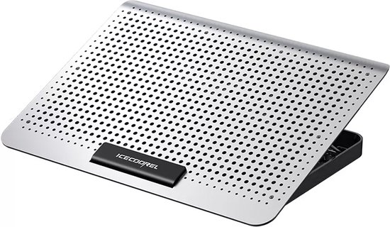 Aboutrose Laptop Cooler – Laptop Koeler Verschillende Standen – Geluidloos – 7 Hoogtestanden – 2 USB Portals