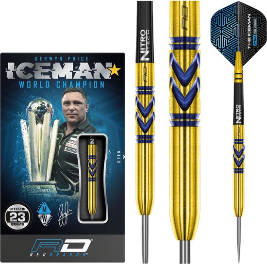 RED DRAGON - Gerwyn Price Avalanche Gold: Steeltip Tungsten Dartpijlen Professioneel - 22 gram van Red Dragon — afbeelding 5