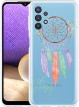 Hoesje Geschikt voor Samsung Galaxy A32 5G Watercolor Dreamcatcher