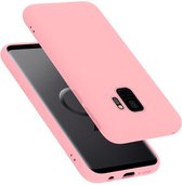 Cadorabo Hoesje voor Samsung Galaxy S9 in LIQUID ROZE - Beschermhoes gemaakt van flexibel TPU silicone Case Cover