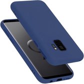 Cadorabo Hoesje voor Samsung Galaxy S9 in LIQUID BLAUW - Beschermhoes gemaakt van flexibel TPU silicone Case Cover