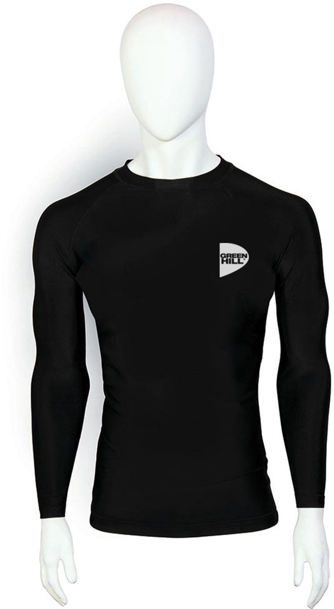 Green Hill Rashguard Lange Mouwen - Zwart - M
