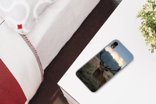 Coque iPhone XR - Cerf - Pâturage - Bois - Siliconen