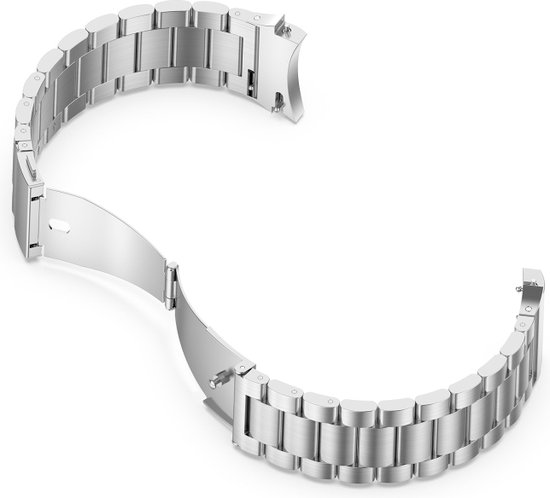 Bracelet en acier - convient pour Samsung Galaxy Watch 4/Watch 4 Classic/Watch 5/Watch 5 Pro - argent
