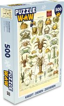 Puzzel Kreeft - Dieren - Zeedieren - Vintage - Adolphe Millot - Legpuzzel - Puzzel 500 stukjes