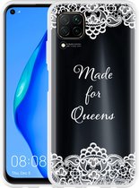 Huawei P40 Lite Hoesje Made for queens Designed by Cazy
