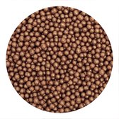 BrandNewCake® Chocolade Crispy Pearls - Goud-Brons 190g - Crispy Parels - Taartdecoratie en Taartversiering