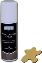 BrandNewCake® Kleurspray Metallic Goud 50ml - Kleurstof - Eetbare Voedingskleurstof - Bakken