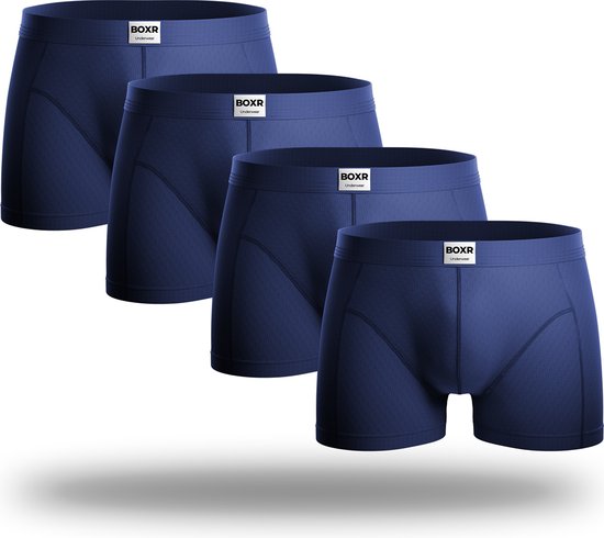 BOXR Underwear - Bamboe Boxershort Heren - Onderbroeken Heren - 4-Pack - XL - Bamboe Ondergoed - Ondergoed Heren - Bamboo Boxershort voor Mannen