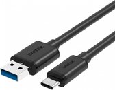 Just Mobile UNITEK Y-C474BK USB-kabel 1 m USB 3.2 Gen 1 (3.1 Gen 1) USB A USB C Zwart