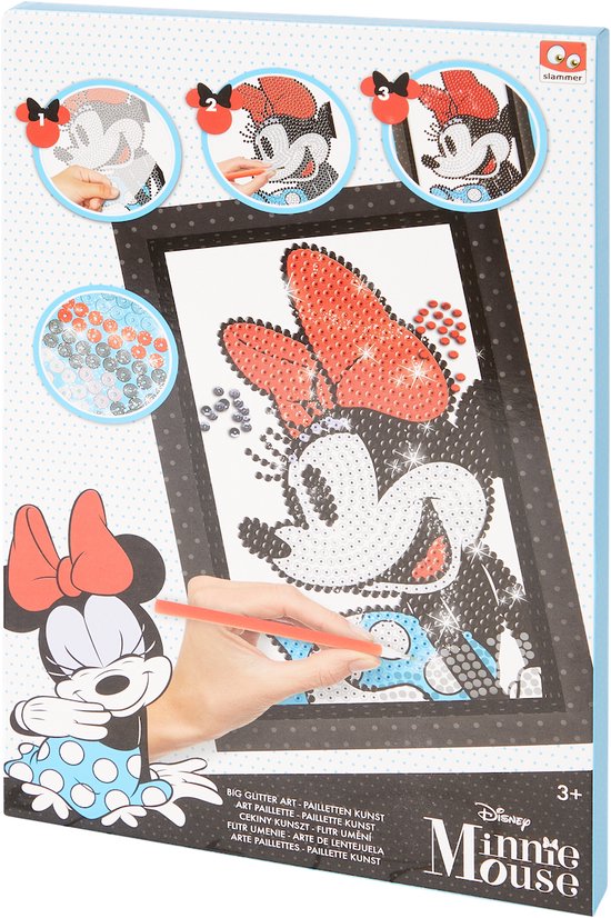 Disney Diamond Painting - Met Grote Pailletten - Minnie Mouse | bol.com