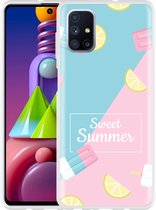 Hoesje Geschikt voor Samsung Galaxy M51 Sweet Summer