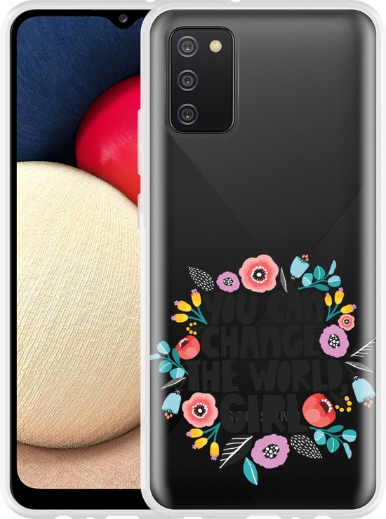 Samsung Galaxy A02s Hoesje Girly - Designed by Cazy