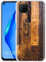 Huawei P40 Lite Hoesje Special Wood Designed by Cazy