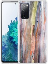 Hoesje Geschikt voor Samsung Galaxy S20 FE Wood Art II