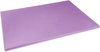 Planche à découper Hygiplas LDPE Violet - 600x450x20mm - Hygiplas FX109 - Planche épaisse - Horeca