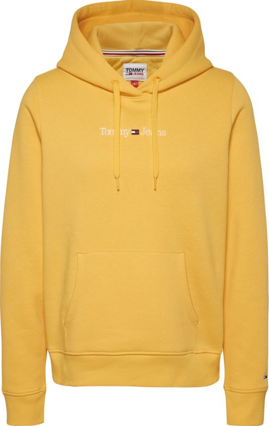 Tommy Hilfiger dames hoodie geel - Maat S | bol.com