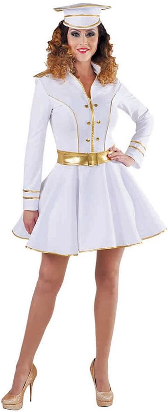 Costume de capitaine et de marin et de marin | Bâteau de croisière Loveboat Captain Lucy | Femme | Grand | Costume de carnaval | Déguisements