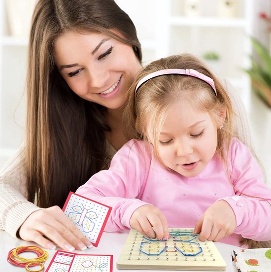 Educatief Speelgoed - Peuters - Montessori Speelgoed - Montessori - Kinderen - Houten Puzzel - Speelgoed Bord - Puzzel Peuter - 2 Jaar - 3 Jaar - 4 Jaar - 5 Jaar - 6 t/m 9 Jaar