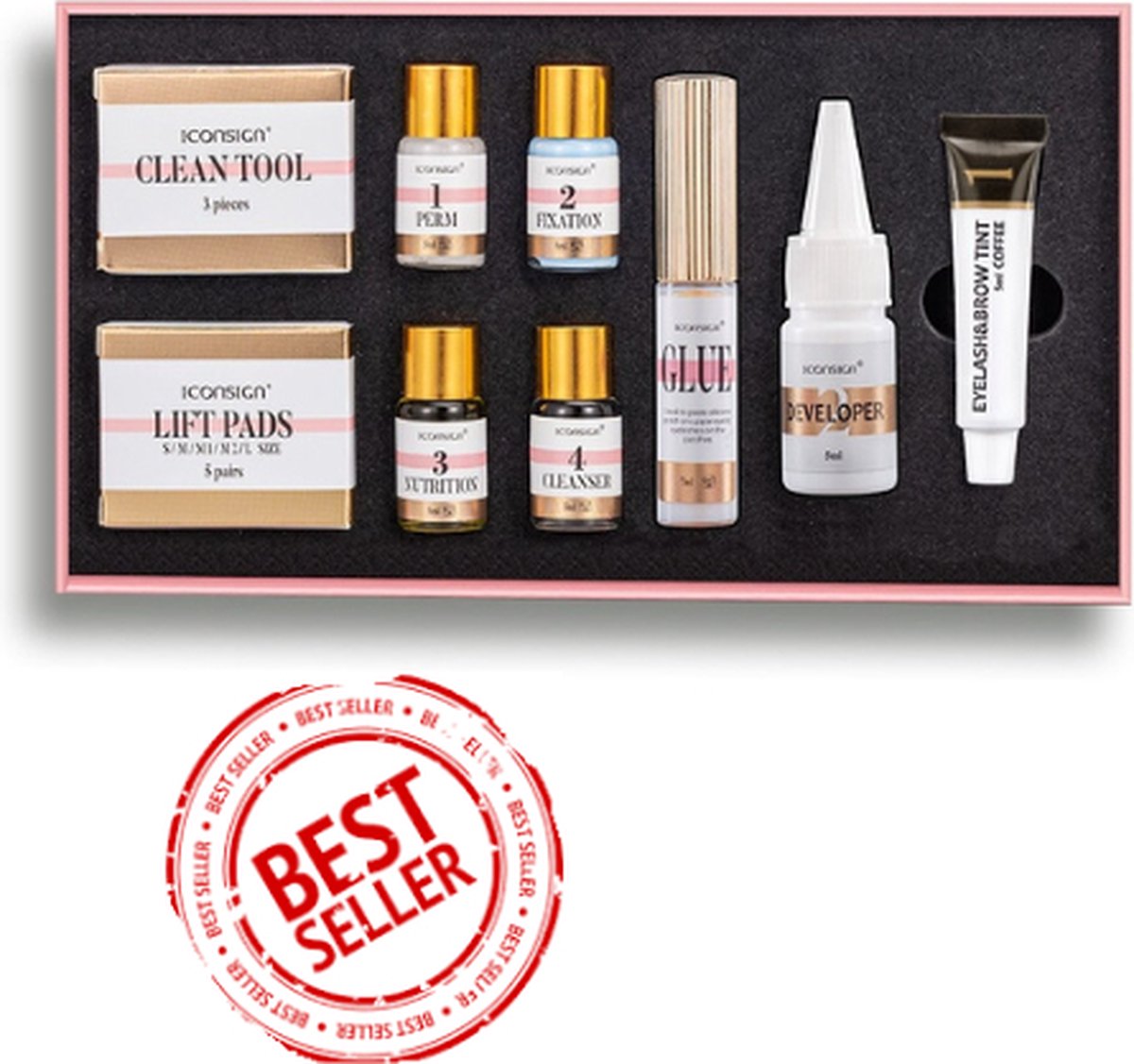 Lash Lift Kit - Wimper lift - Inclusief Coffee Wimperverf - Wimperlifting set - Wimpers Krullen- Eyelash lift - Wimperserum - Coffee