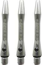 ABC Darts - Dart Shafts - Aluminium Zilver - Short - 3 Sets (9 stuk)