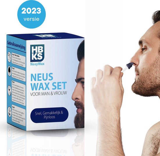 HBKS Nosy Wax - Set de Cire nasale - Kit Épilation à la Cire - Rapide et  indolore | bol.com
