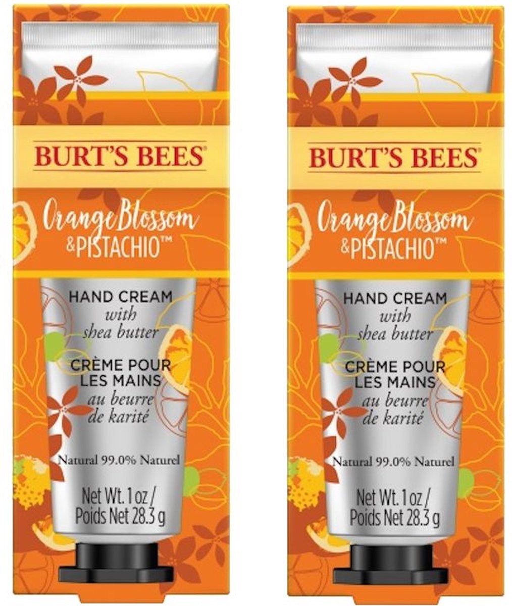 BURT'S BEES - Hand Cream Orange Blossom & Pistachio - 2 Pak